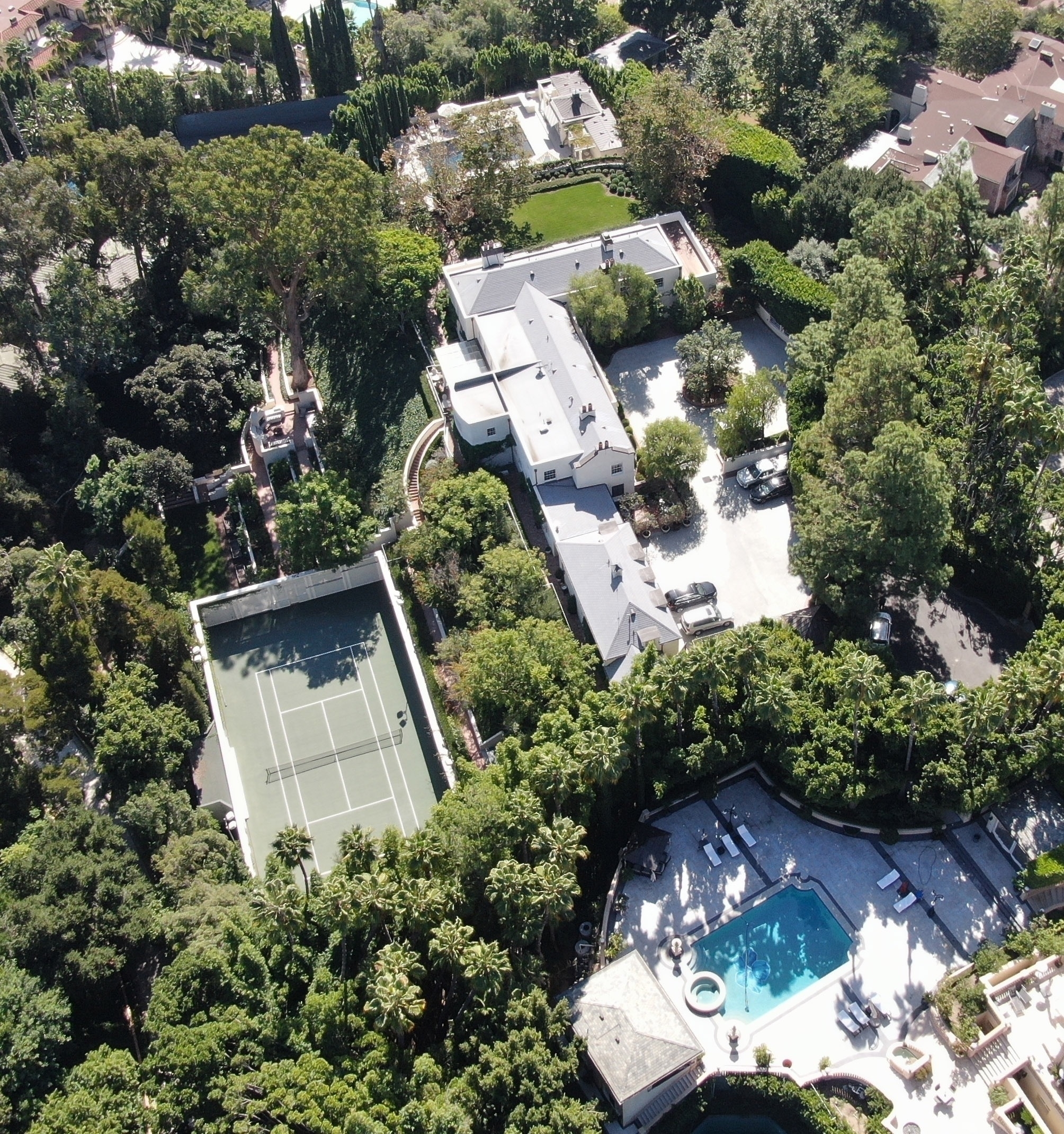 Taylor Swift's sprawling Beverly Hills mansion.