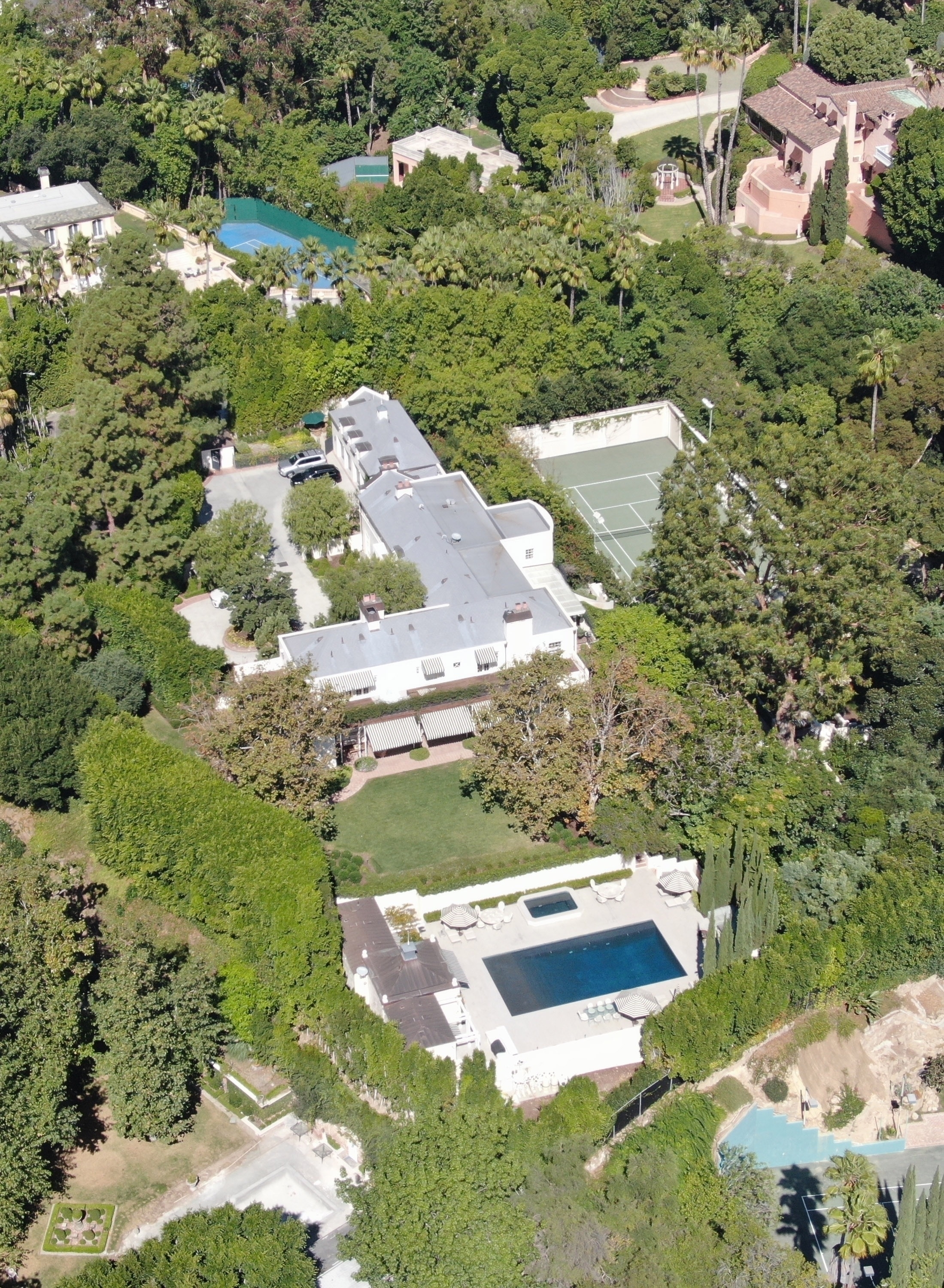 Taylor Swift's sprawling Beverly Hills mansion.