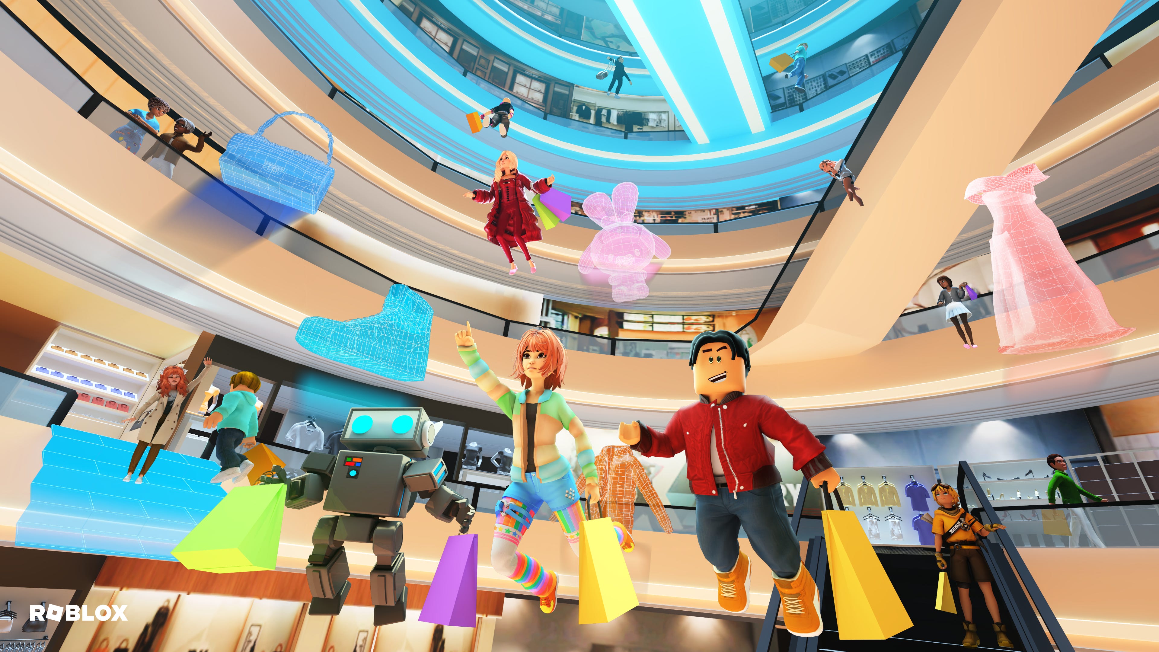 Roblox virtual shopping mall
