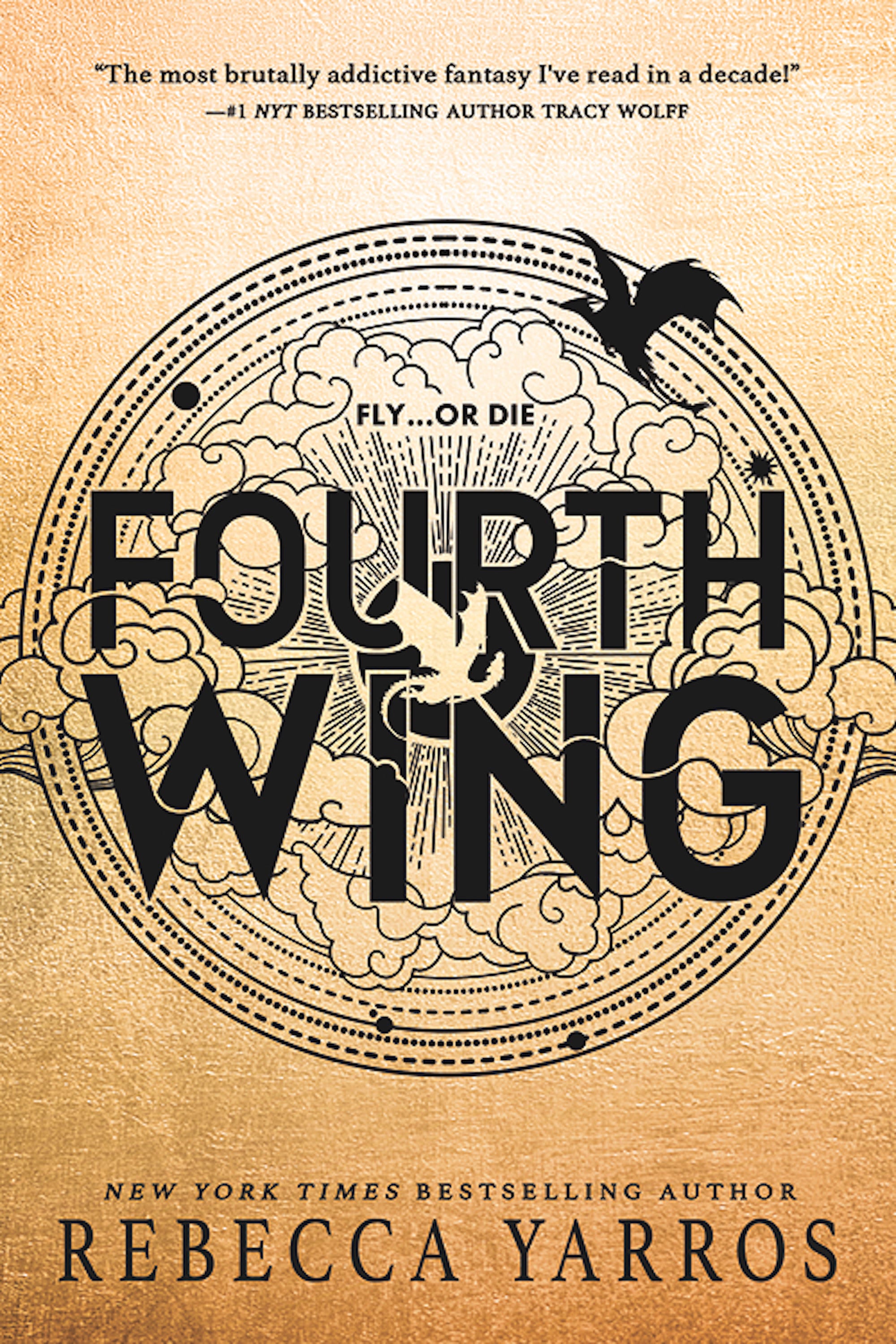 "Fourth Wing" by Rebecca Yarros.