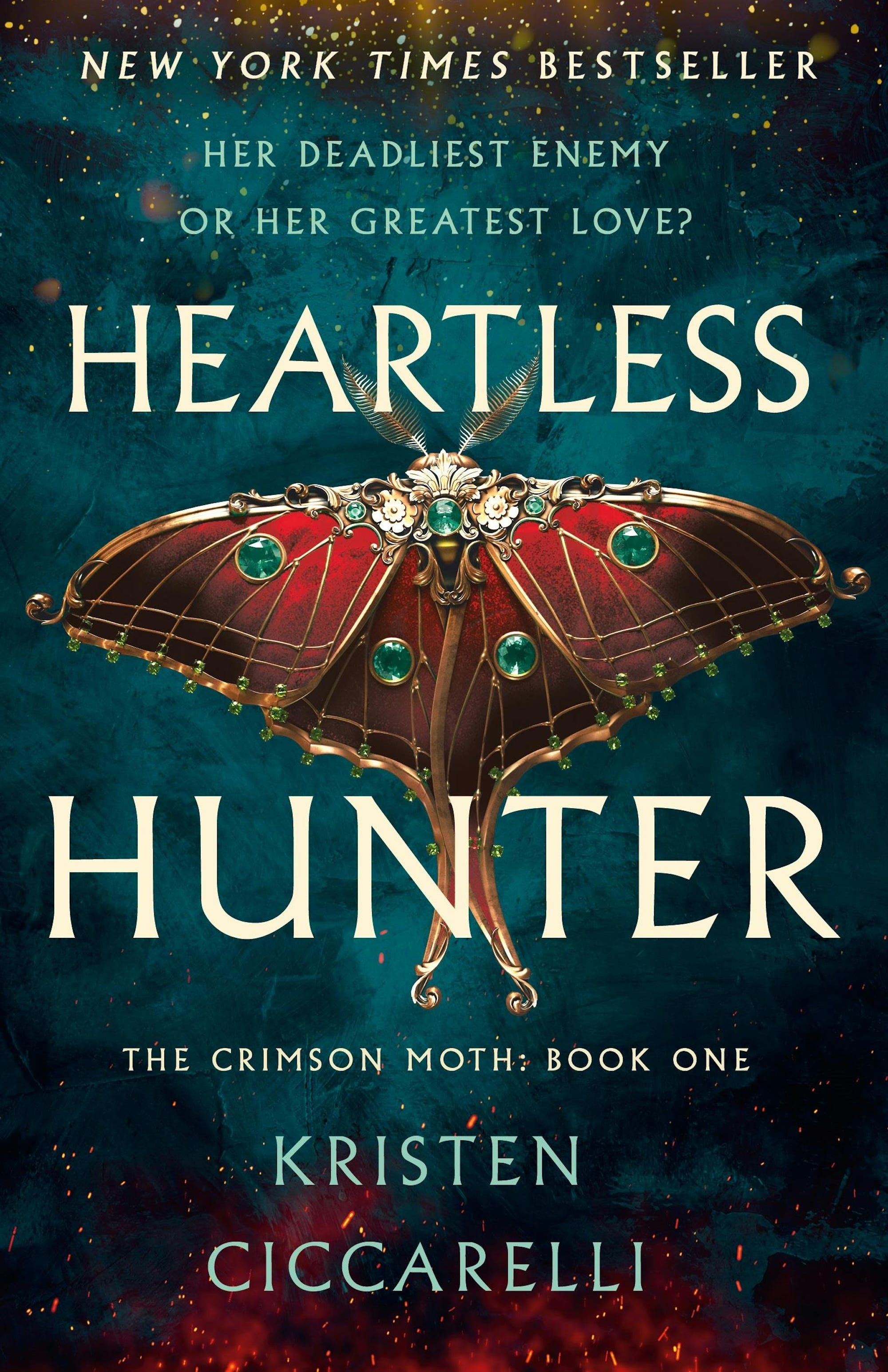 The cover of "Heartless Hunter" by Kristen Ciccarelli.