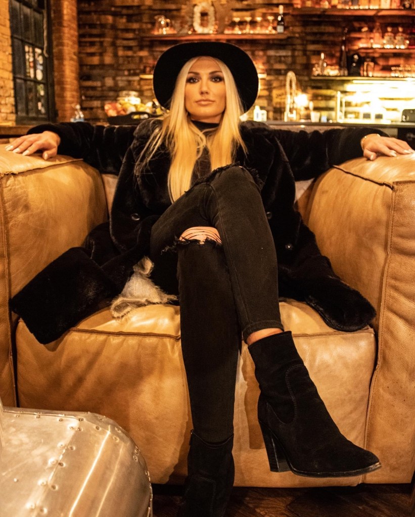 Brooke Hogan poses for a photo.
