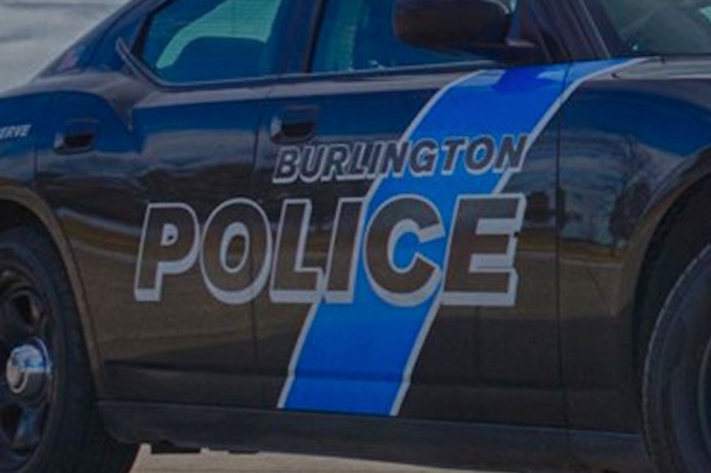 Burlington Police car.
