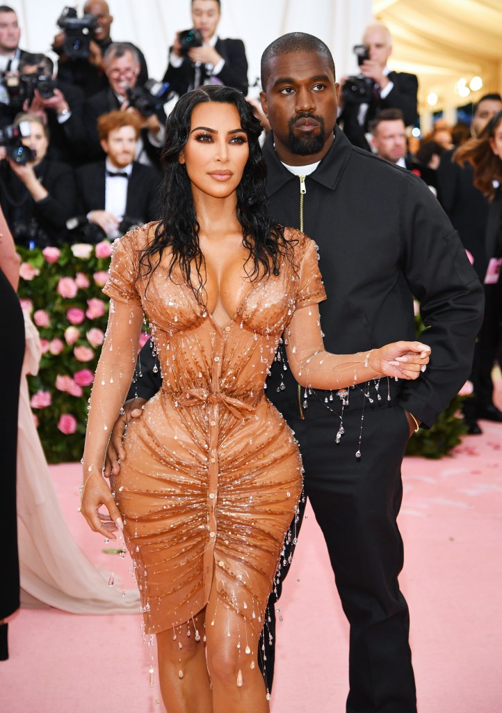 Kim Kardashian and Kanye West at the 2019 Met Gala.