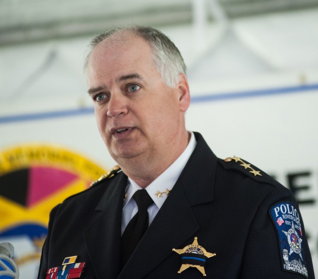Photo of Tom Weitzel, former Riverside, Illinois police chief.