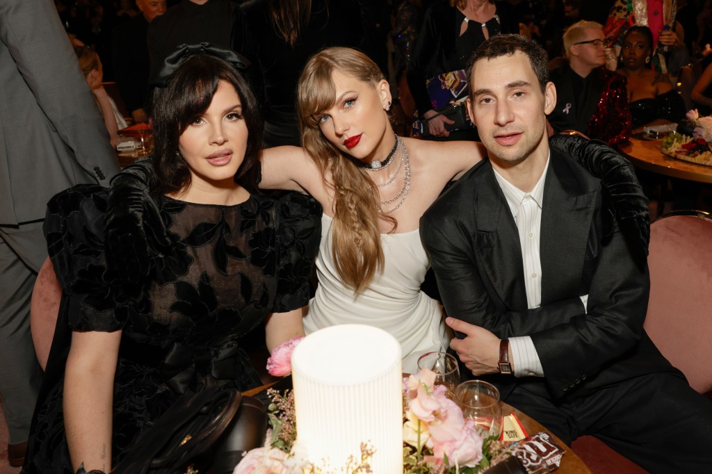 Taylor Swift, Lana Del Rey and Jack Antonoff at Grammys