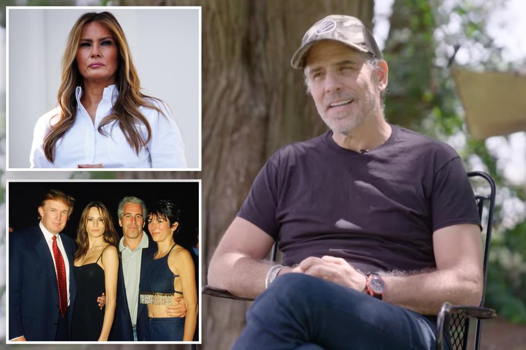 Hunter Biden shrugs off Melania Trump’s $1B threat over ‘defamatory’ Epstein remarks: ‘F— that’