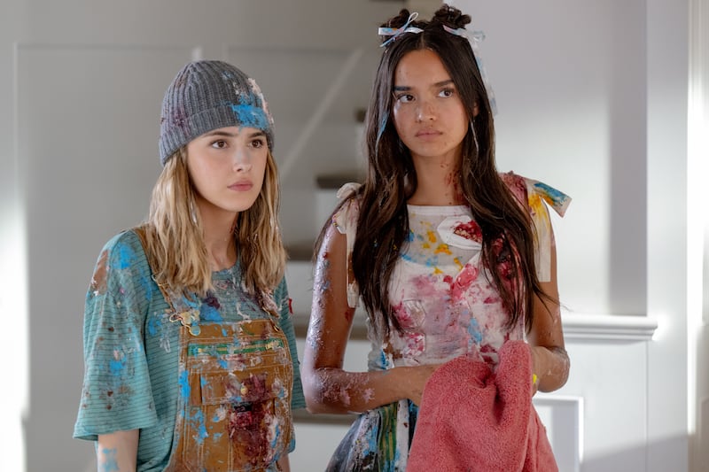 Julia Butters as Harper Coleman and Sophia Hammons as Lily Davies