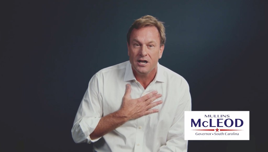 Mullins McLeod, gubernatorial candidate for South Carolina.