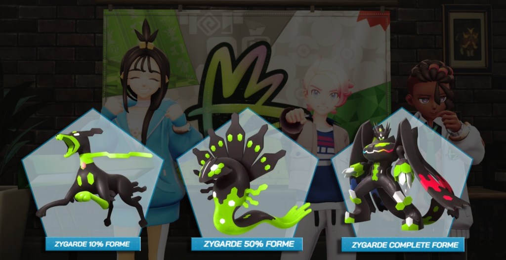 Pokémon Legends Z-A Zygarde Formes