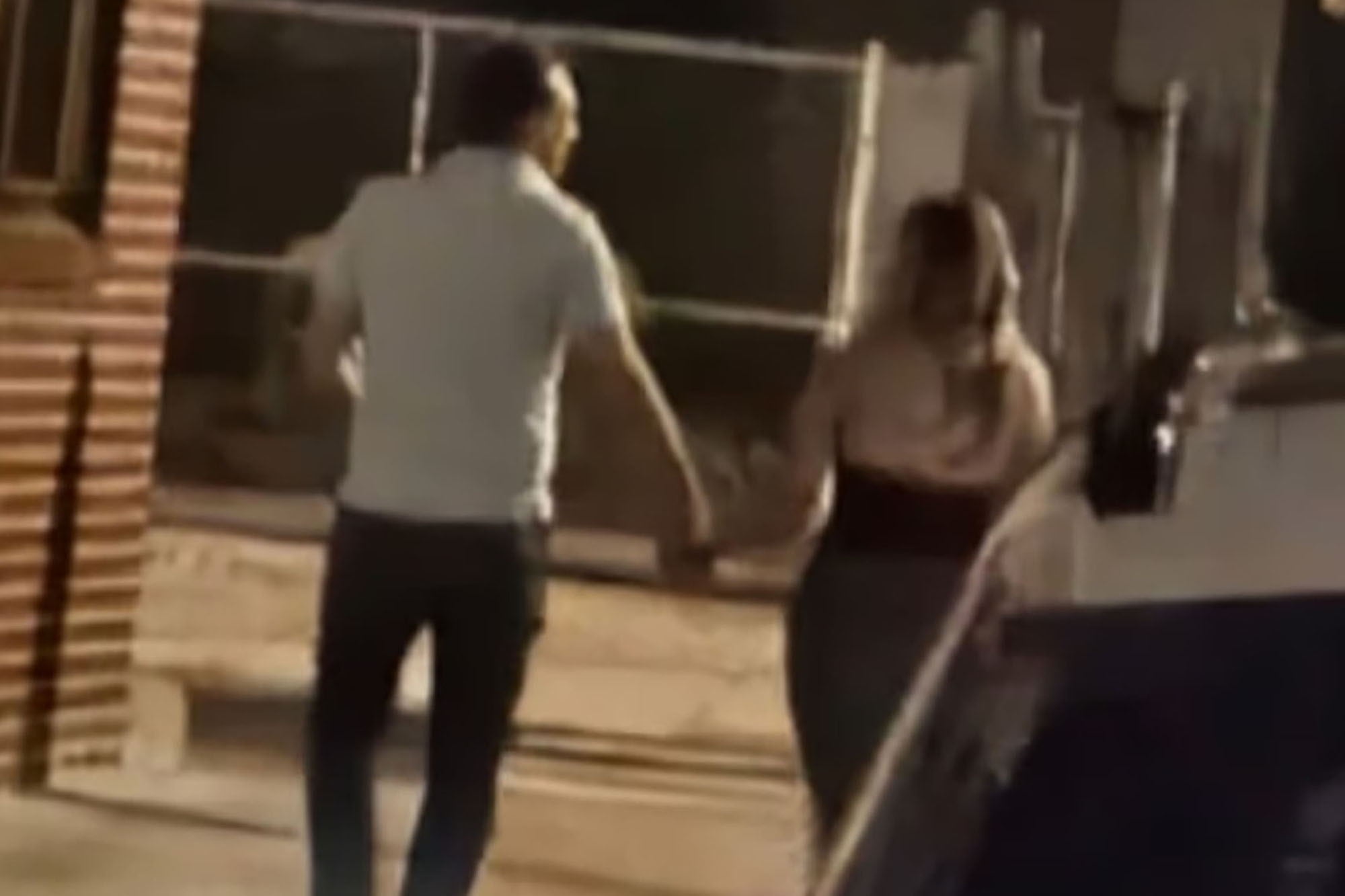 Ashley Biden's Instagram Story showing her alleged husband holding hands with a mystery woman
