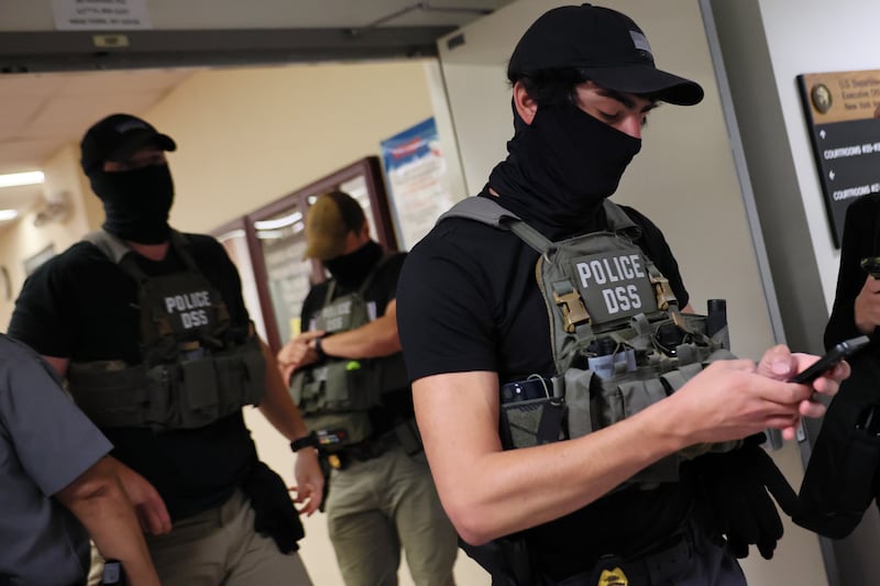ICE agents.