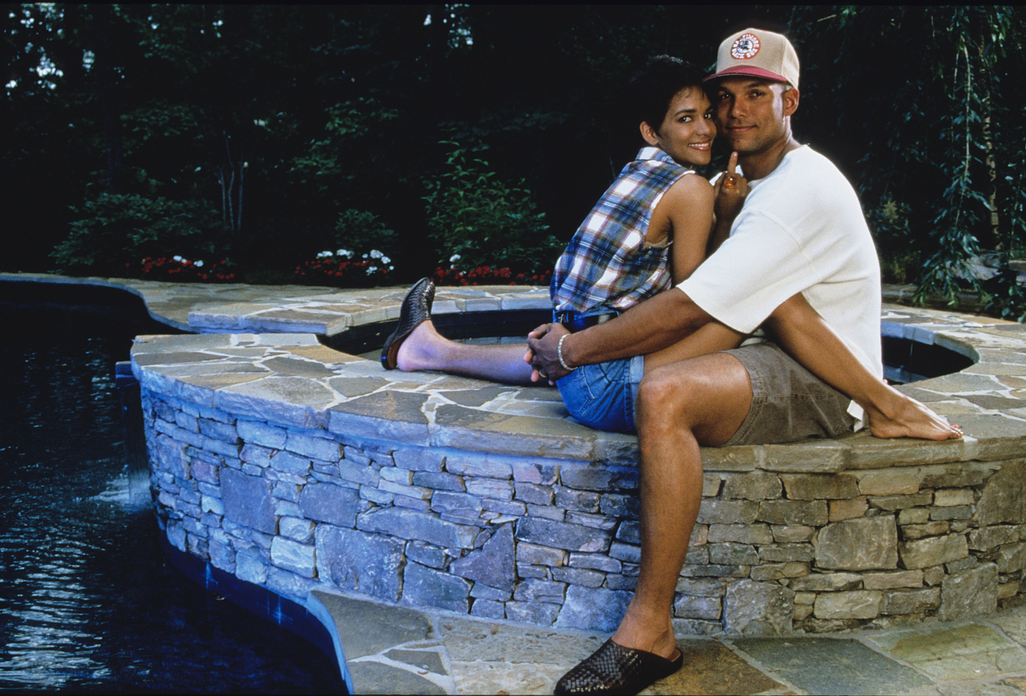 Halle Berry and David Justice