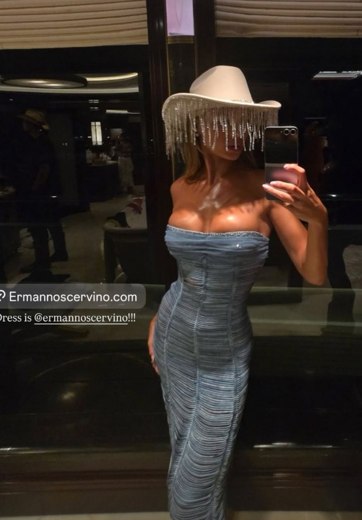 Brooks Nader ditches her top, rocks thong bikini bottoms during fun-filled getaway in Italy. Posted to IG stories on August 14th, 2025