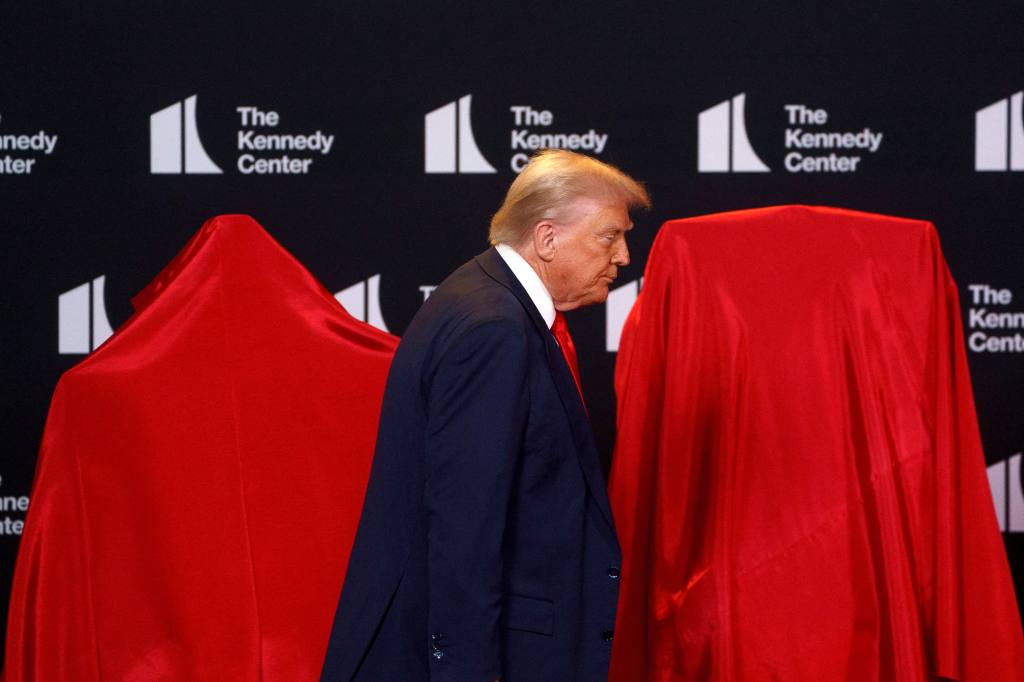 President Donald Trump attends an event at The Kennedy Center on Aug. 13, 2025.