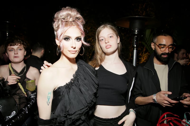 Vivian Jenna Wilson (right) has spoken out against her father on social media.