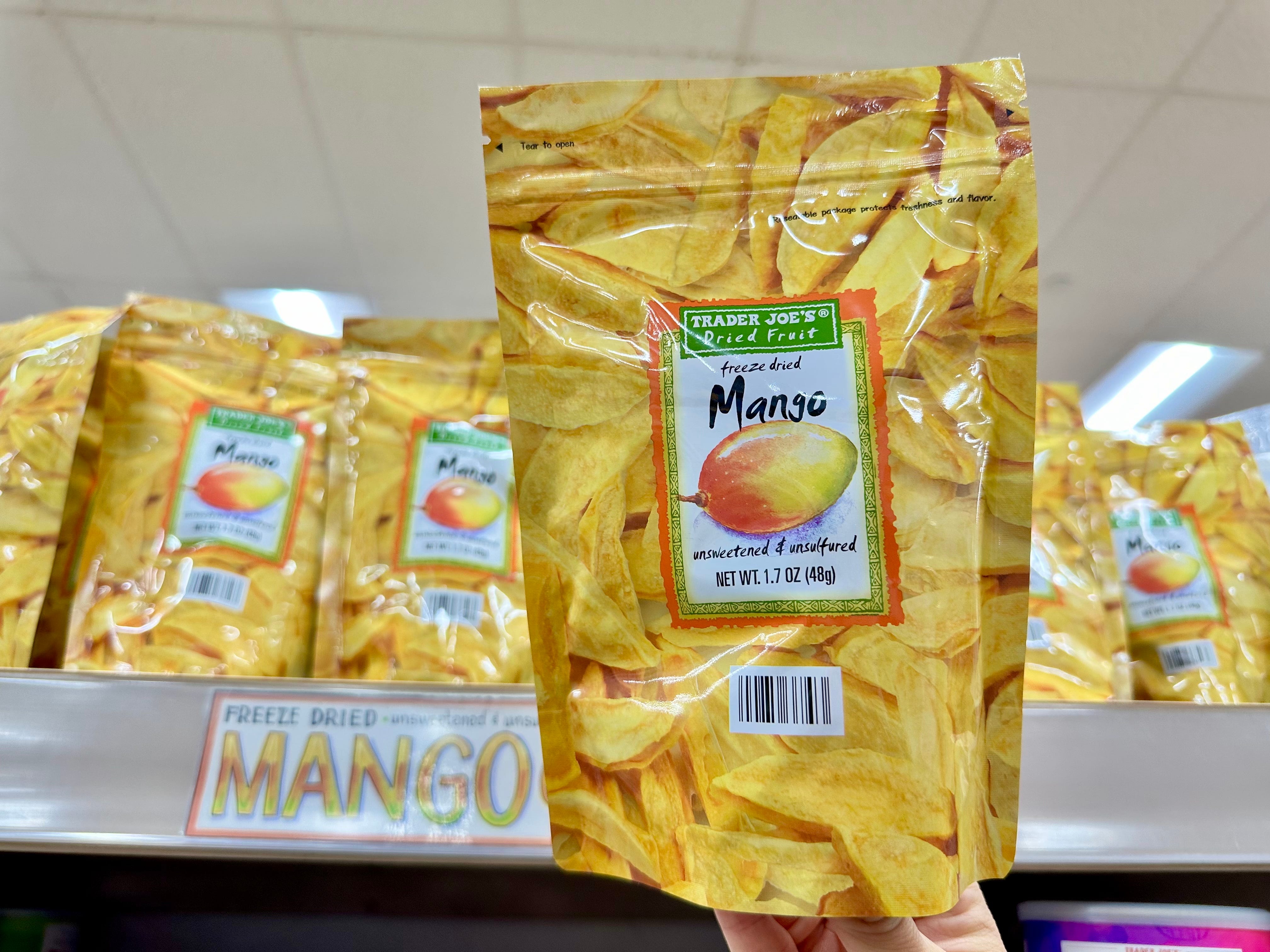 Trader Joe's freeze-dried mango