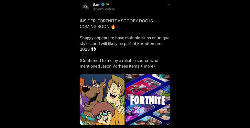 Scooby-Doo Fortnite Leak