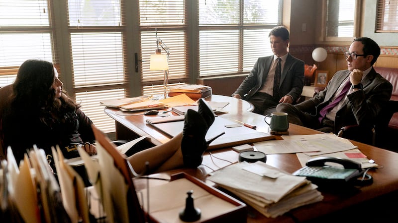 Lana Parrilla, Milo Callaghan and PJ Byrne