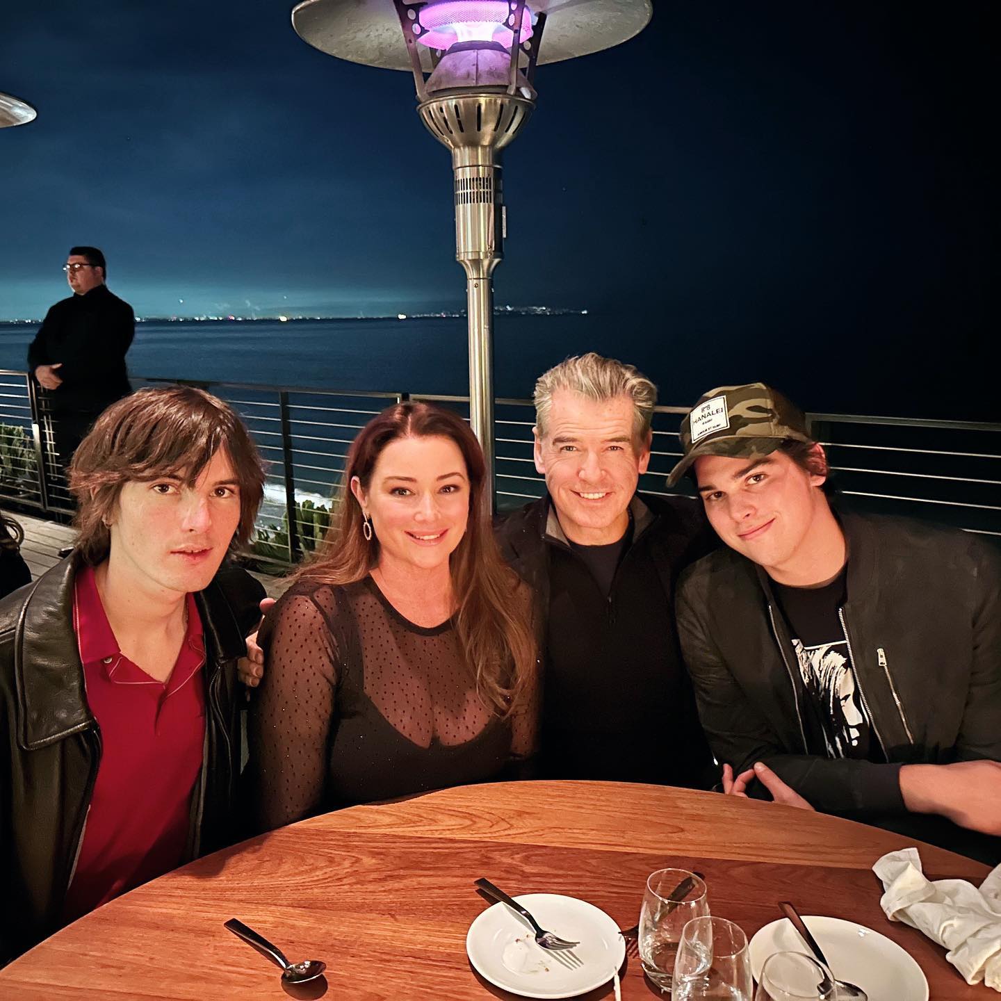 Dylan Brosnan, Keely Shaye Smith, Pierece Brosnan and Paris Brosnan