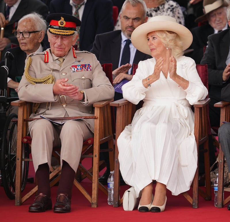 A rare display of royal public emotion at a Service of Remembrance to commemorate the 80th Anniversary of VJ Day