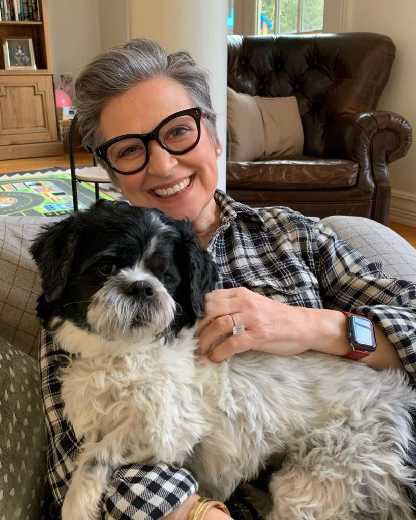 Caroline Manzo and her dog