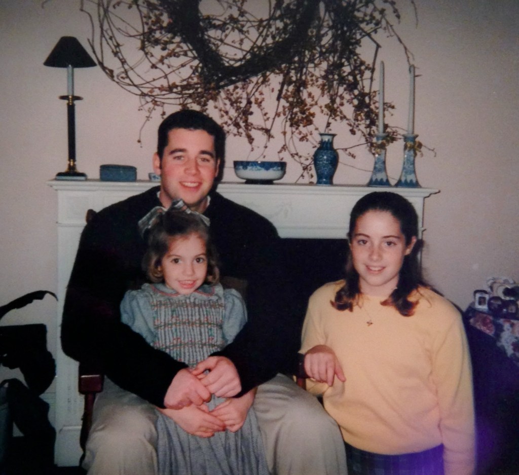 Photo of Ryan Daniel Fitzgerald with his sisters, Caroline and Elizabeth.