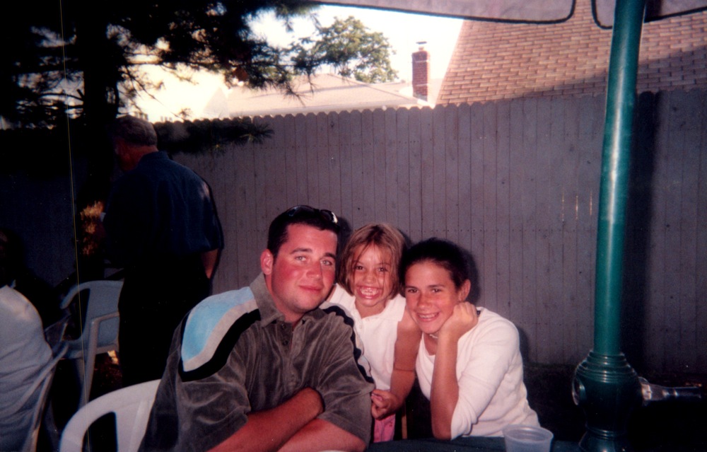 Undated photo of Ryan Fitzgerald with two young girls.