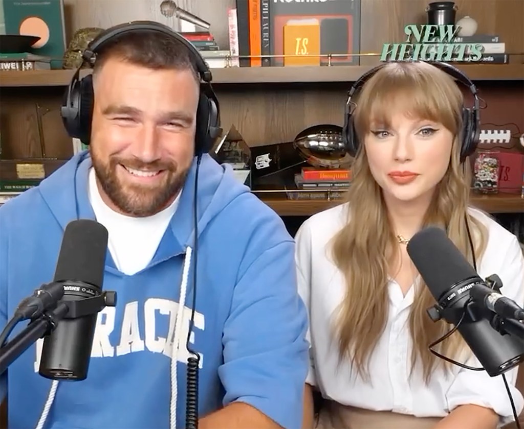 Travis Kelce and Taylor Swift.