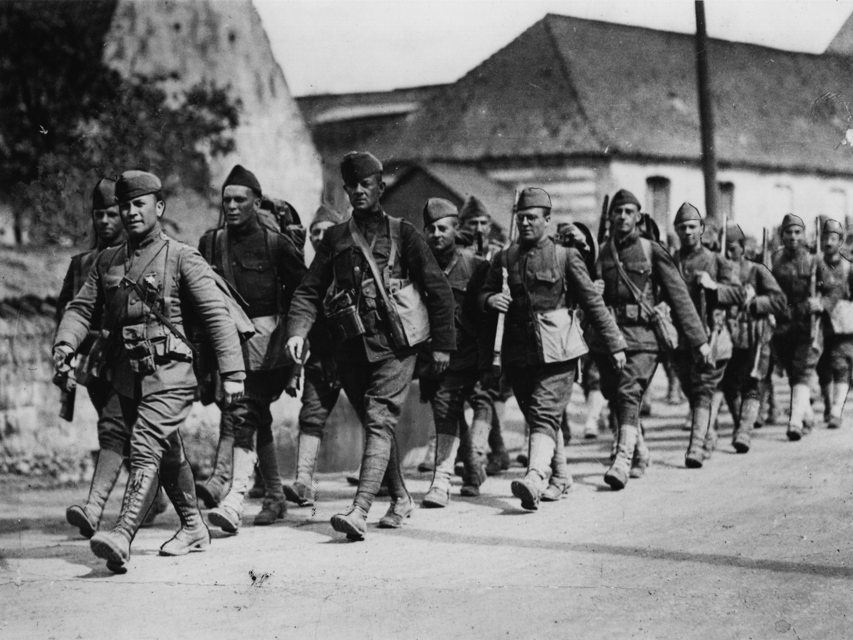 american soldiers 1918