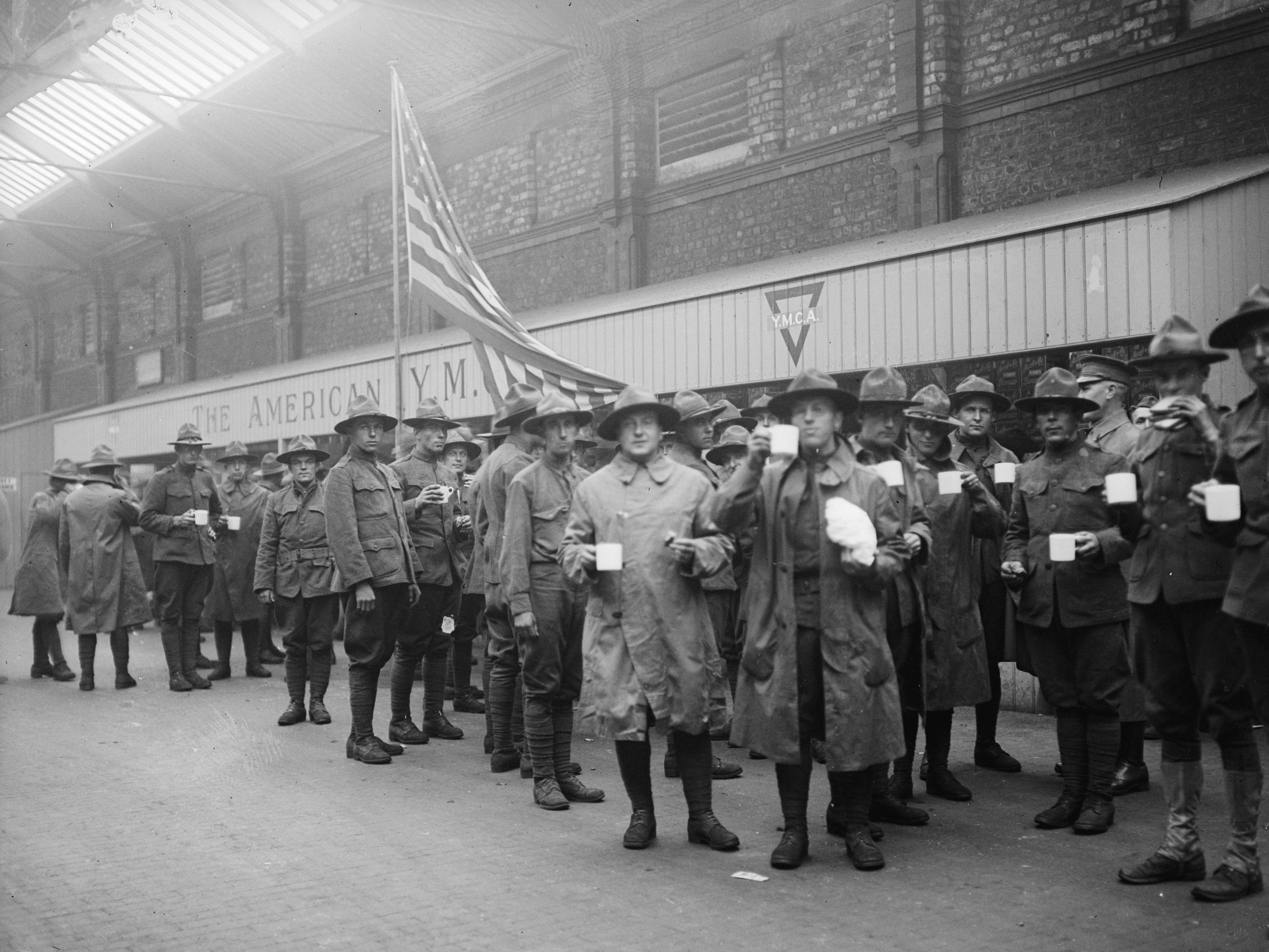 american soldiers 1918 liverpool