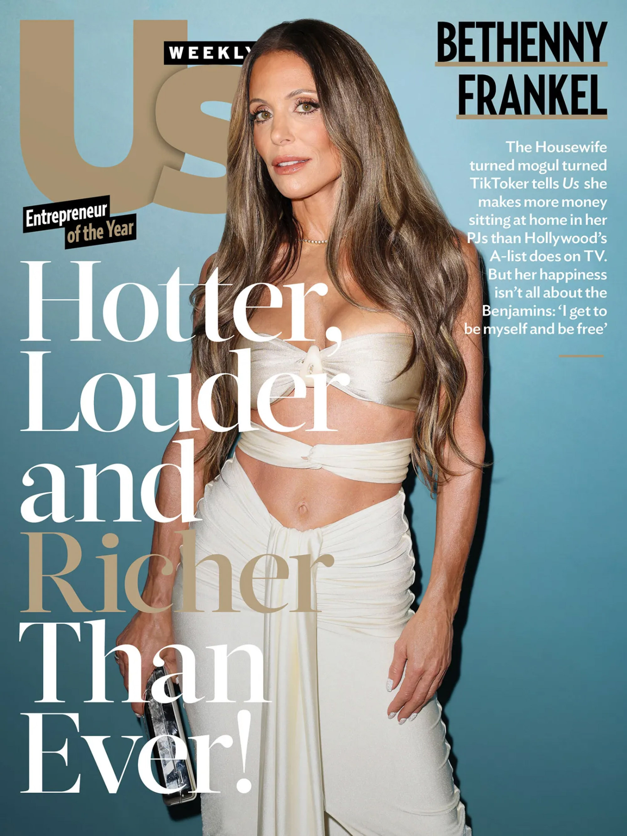 Bethenny Frankel on the cover of Us Weekly.