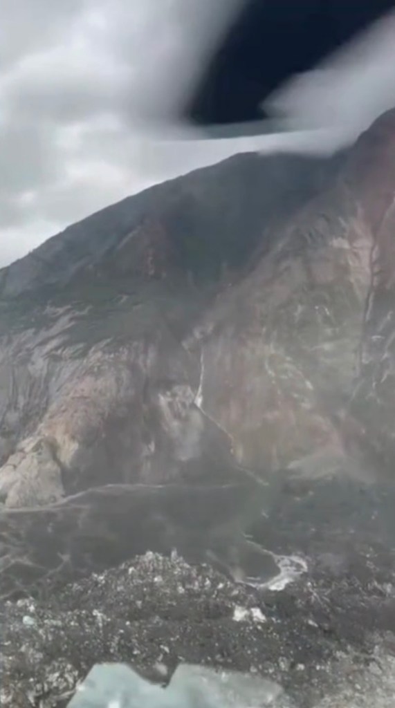 Alaska landslide debris.