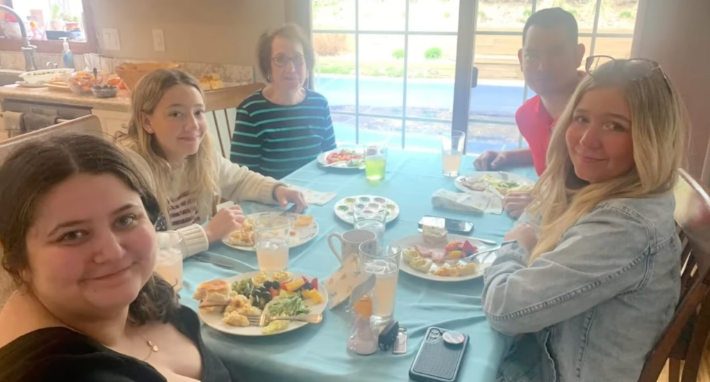 Depaz was invited to the Hinderscheids house for dinner after befriending Emily Hinderscheid.