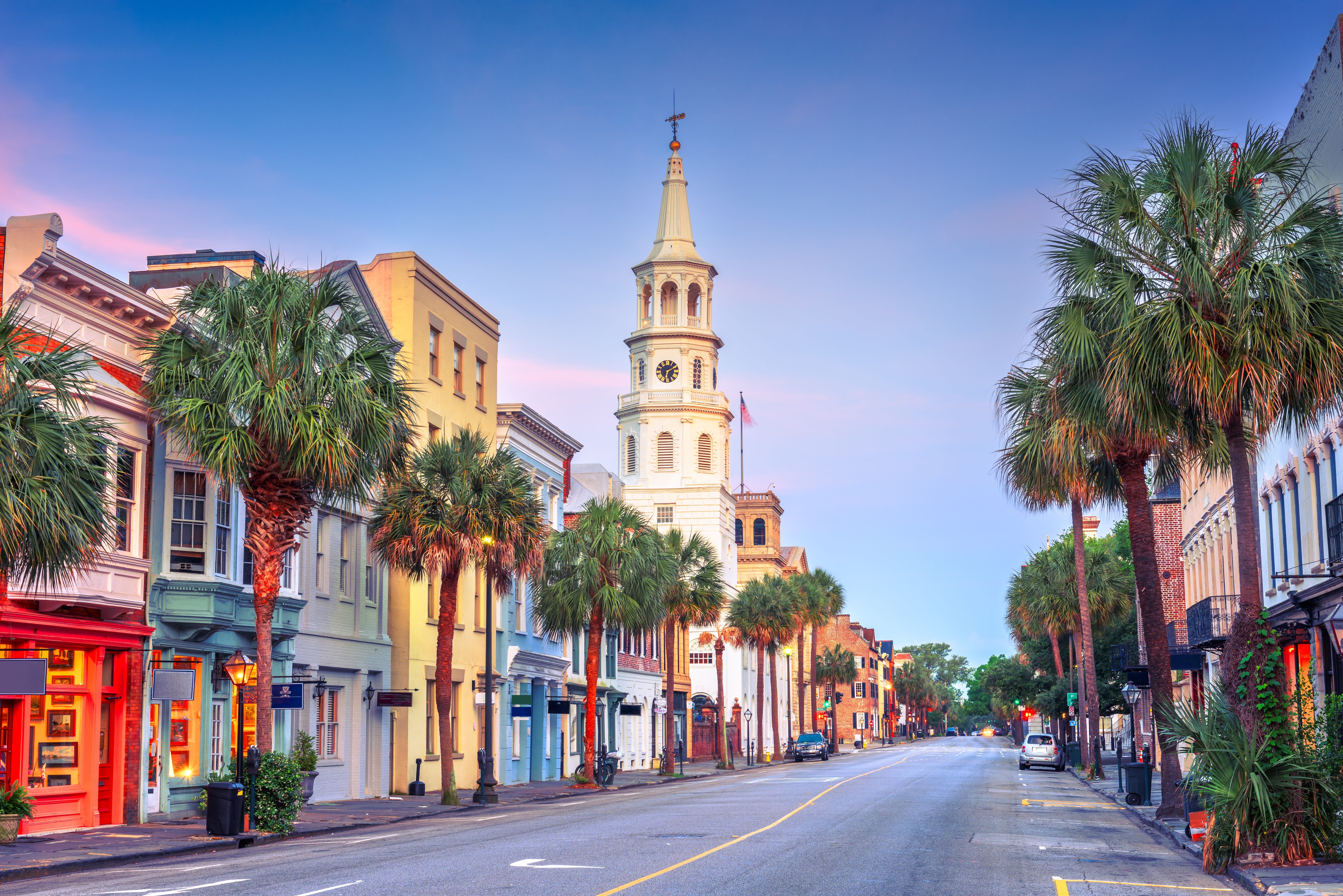 Historic district in Charleston, South Carolina.