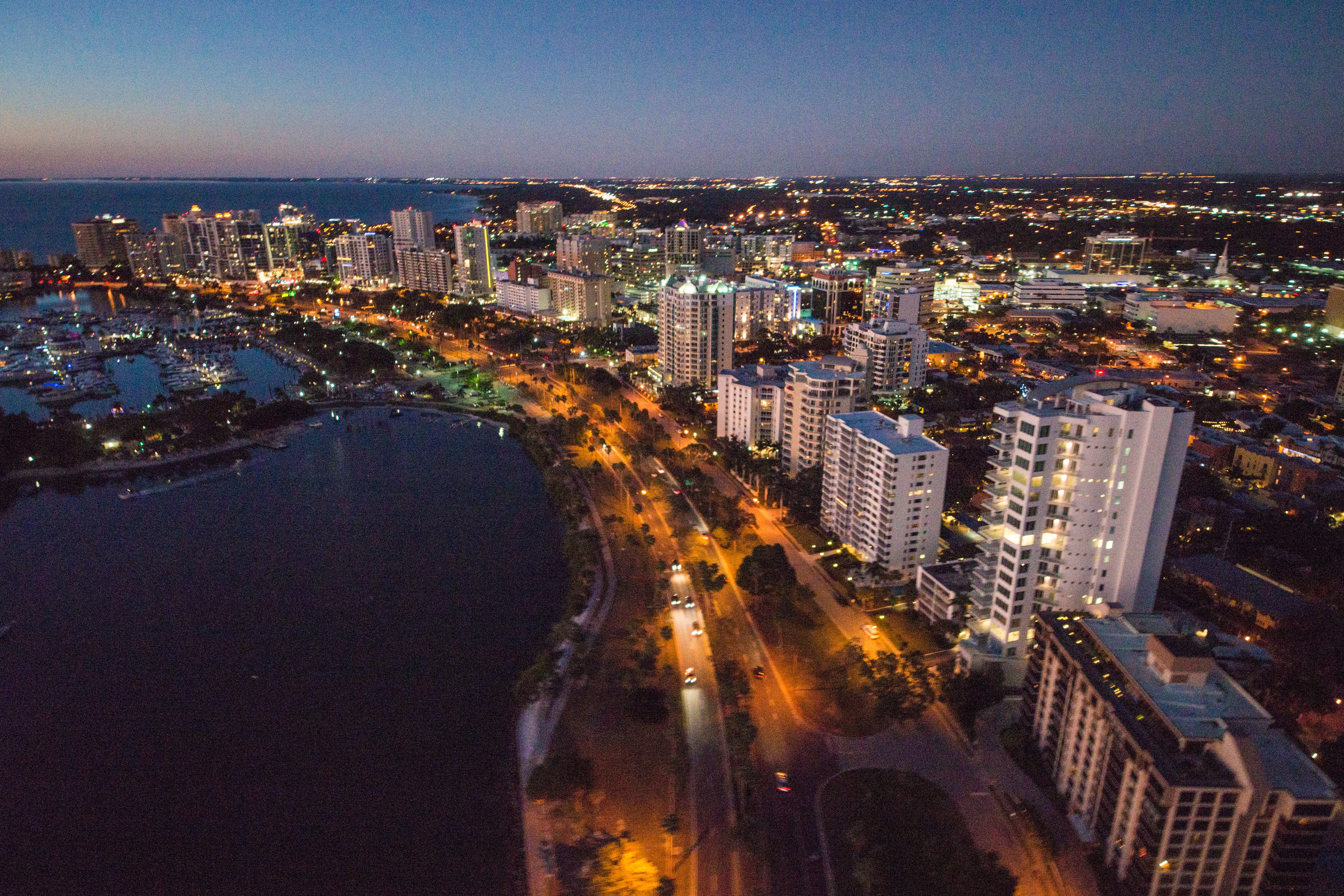 Sarasota, Florida skyline.