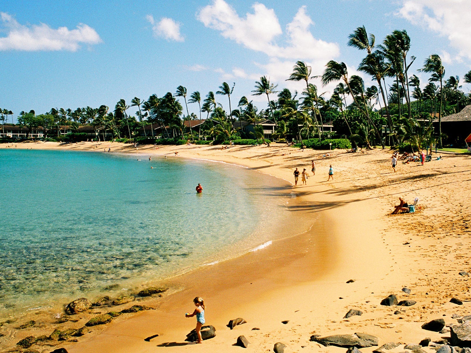 Kā‘anapali Beach in Hawaii.