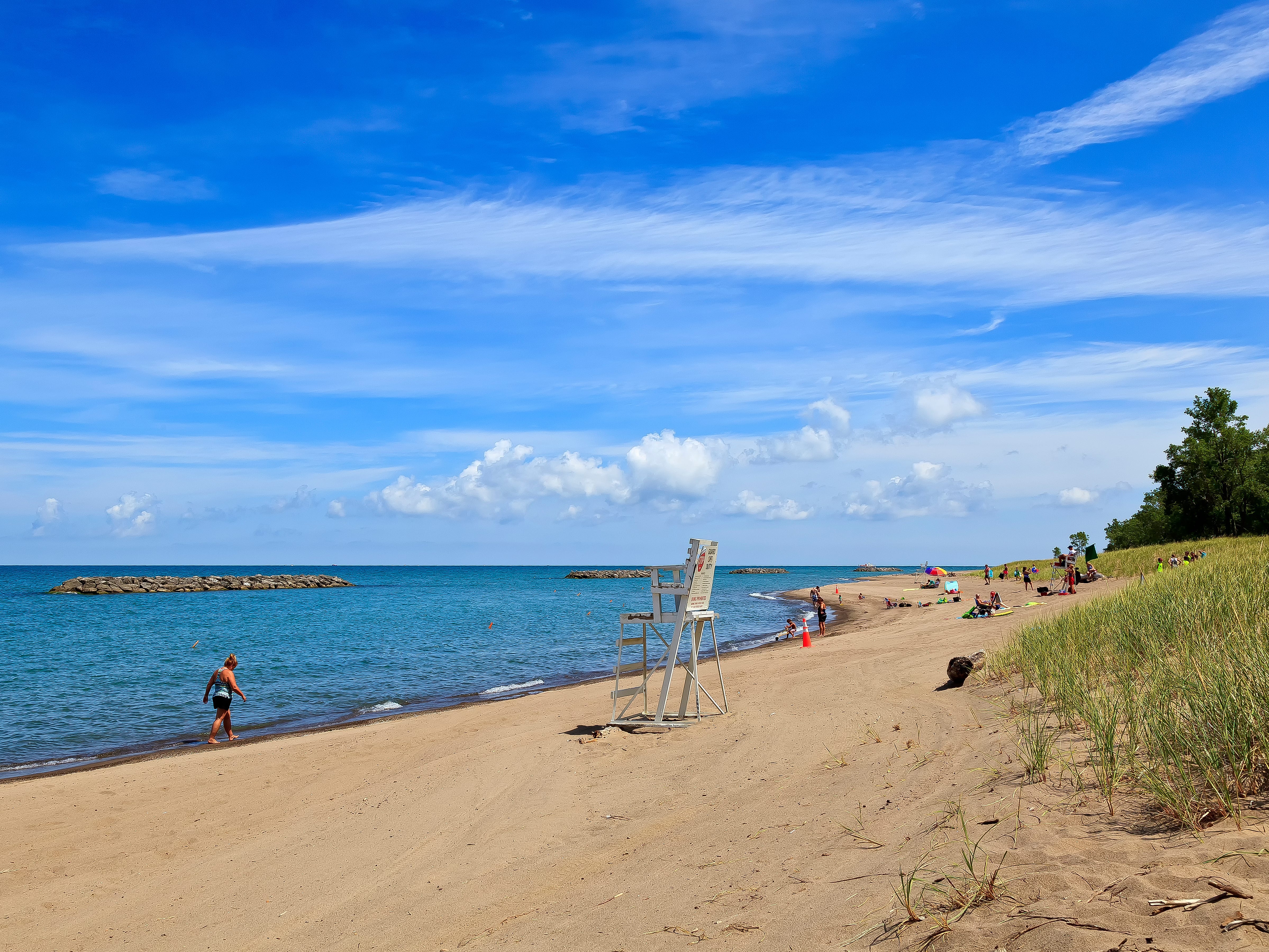 Presque Isle State Park in Pennsylvania offers gorgeous views of Lake Erie.