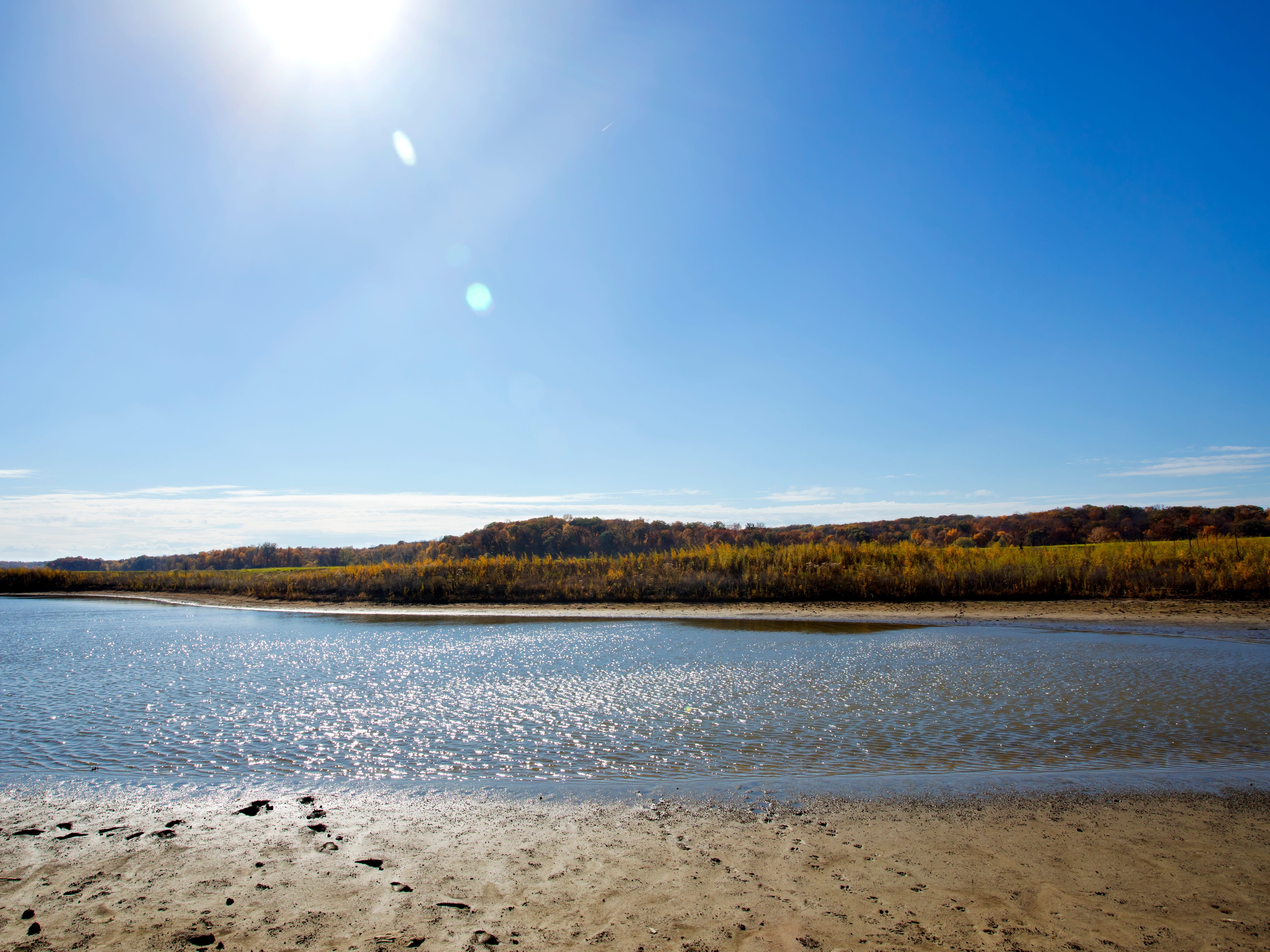 Marble Beach State Recreation Area in Iowa by Big Spirit Lake.