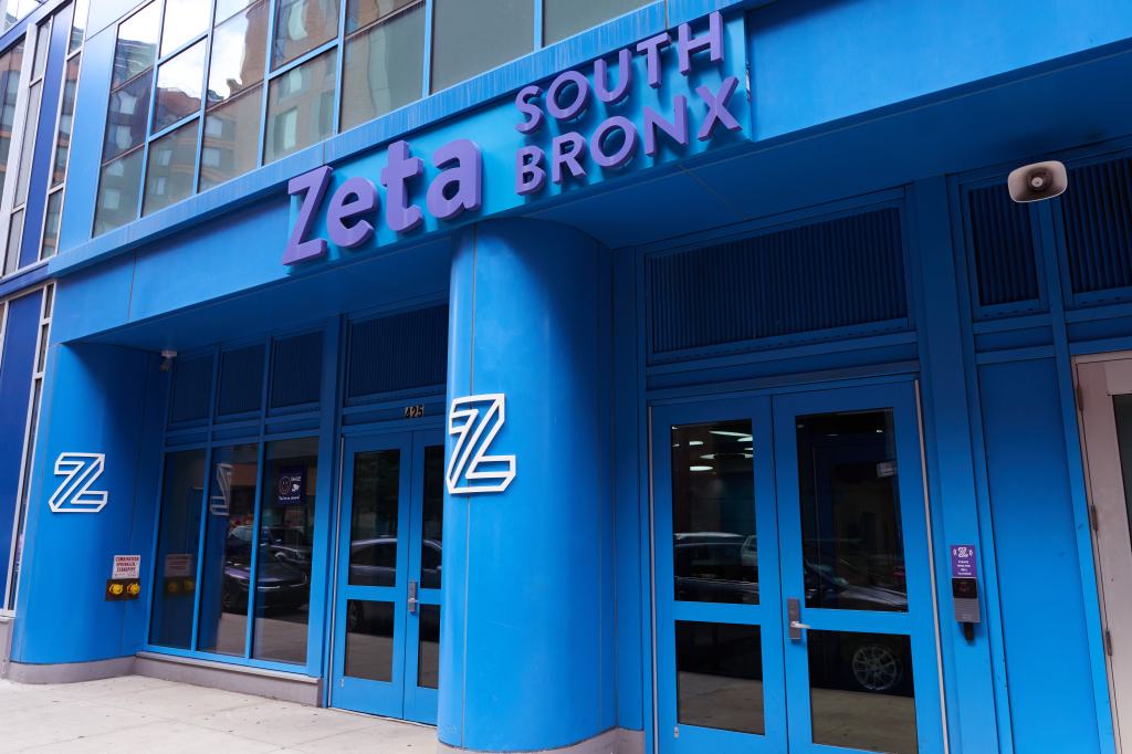 Zeta South Bronx Elementary and Middle School entrance.