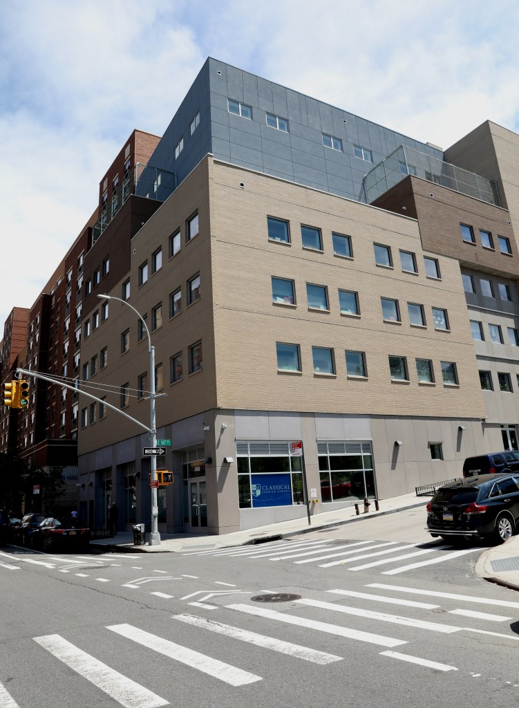 Photo of South Bronx Classical Charter School, where a 71-year-old man was assaulted.
