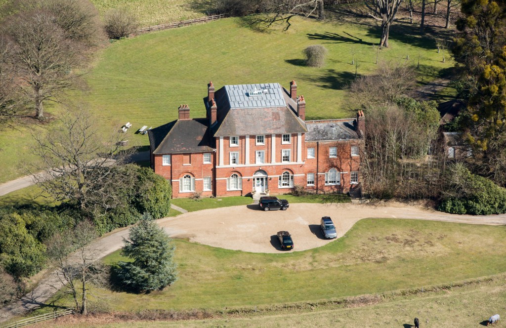 The Wales family's new home,  Fort Lodge,  in Great Windsor Park.