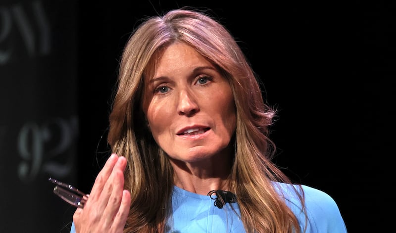 NEW YORK, NEW YORK - MAY 30: Nicolle Wallace speaks onstage during Former FBI Director James Comey In Conversation With MSNBC's Nicolle Wallace at 92NY on May 30, 2023 in New York City. (Photo by Dia Dipasupil/Getty Images)