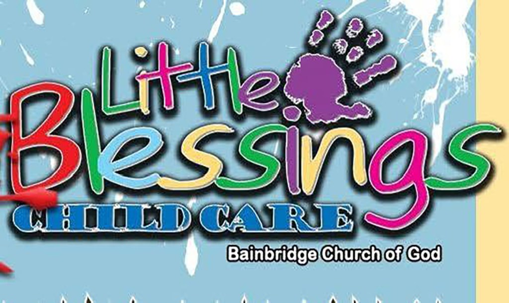 Little Blessings Child Care logo, Bainbridge Church of God.