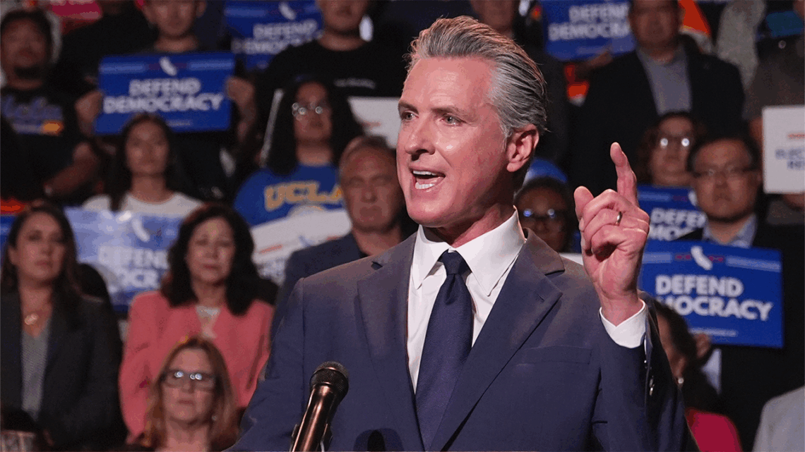 Newsom lashes out at universities for agreeing to ‘sell their soul’ to Trump for federal funding