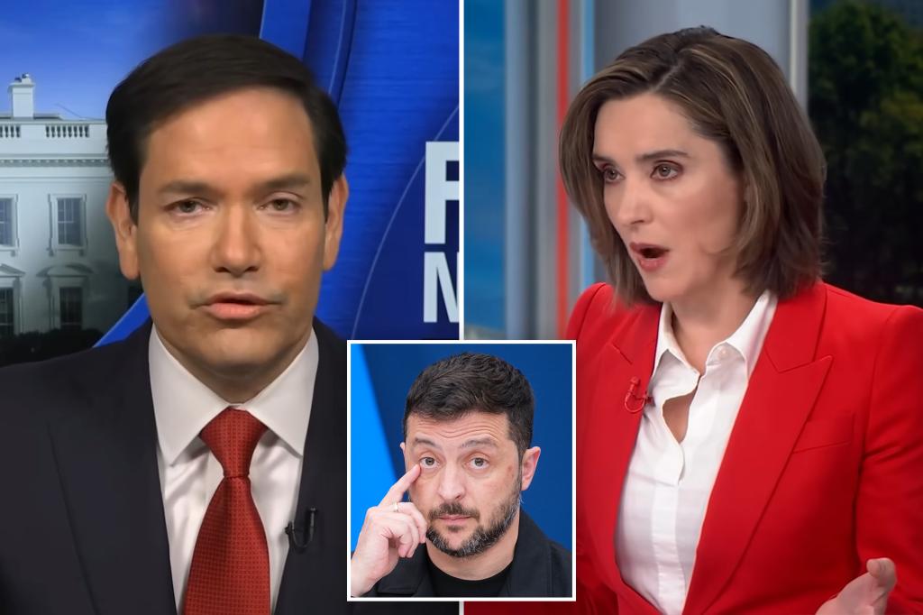 Marco Rubio accuses CBS reporter of pushing ‘stupid media narrative’ in fiery clash over Zelensky