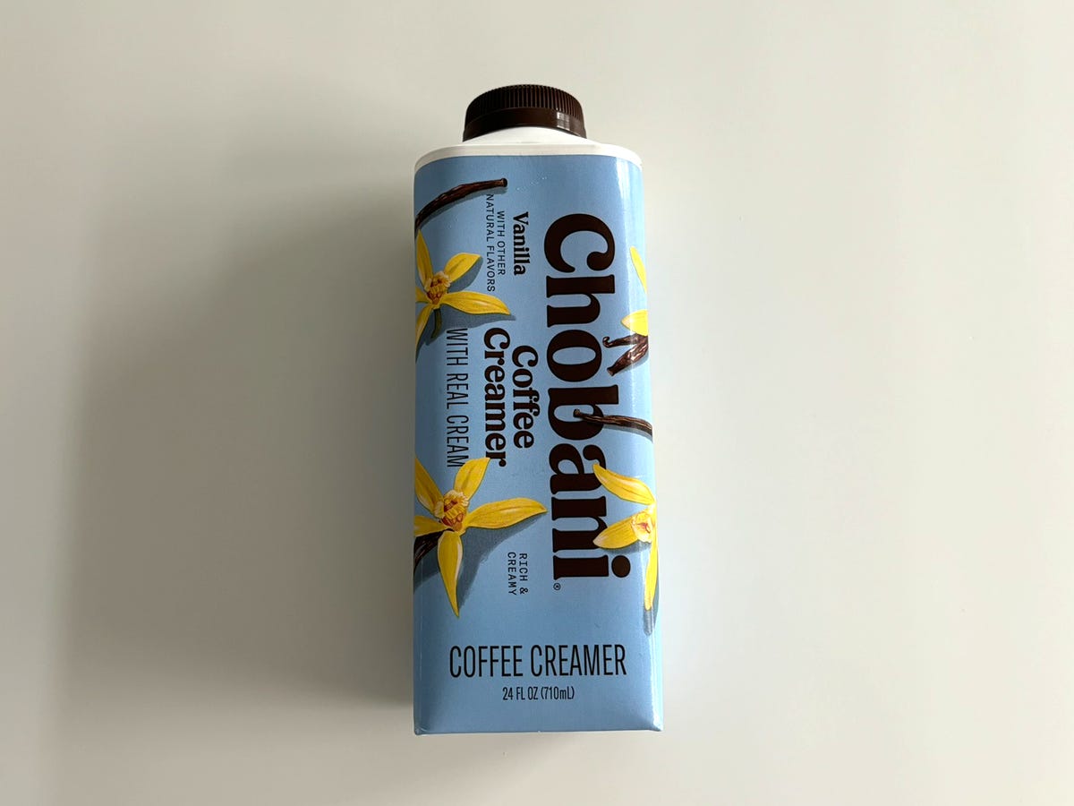 Chobani vanilla coffee creamer