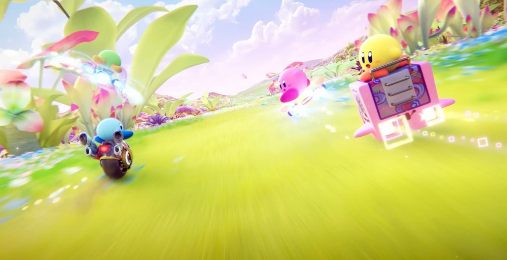 Kirby Air Riders Gameplay Footage