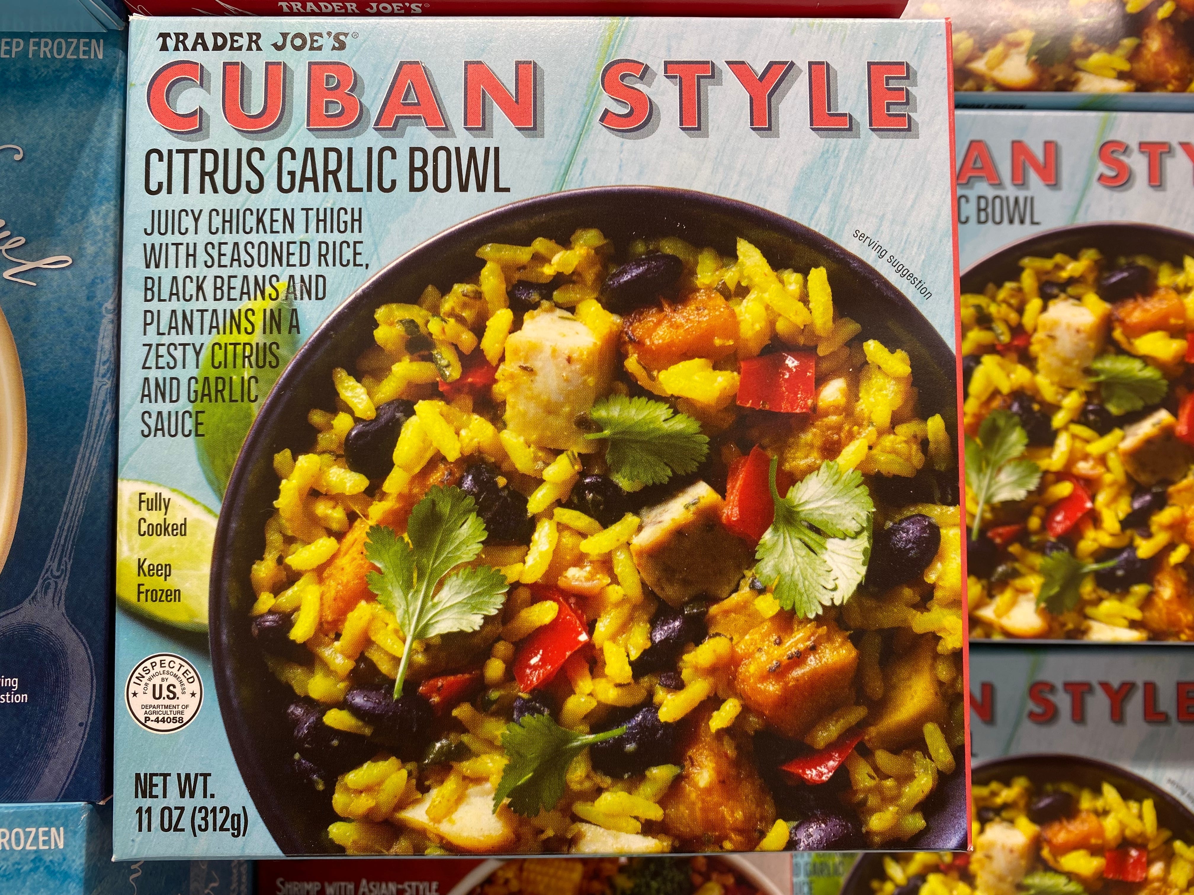 Trader Joe's Cuban-style citrus-garlic bowl