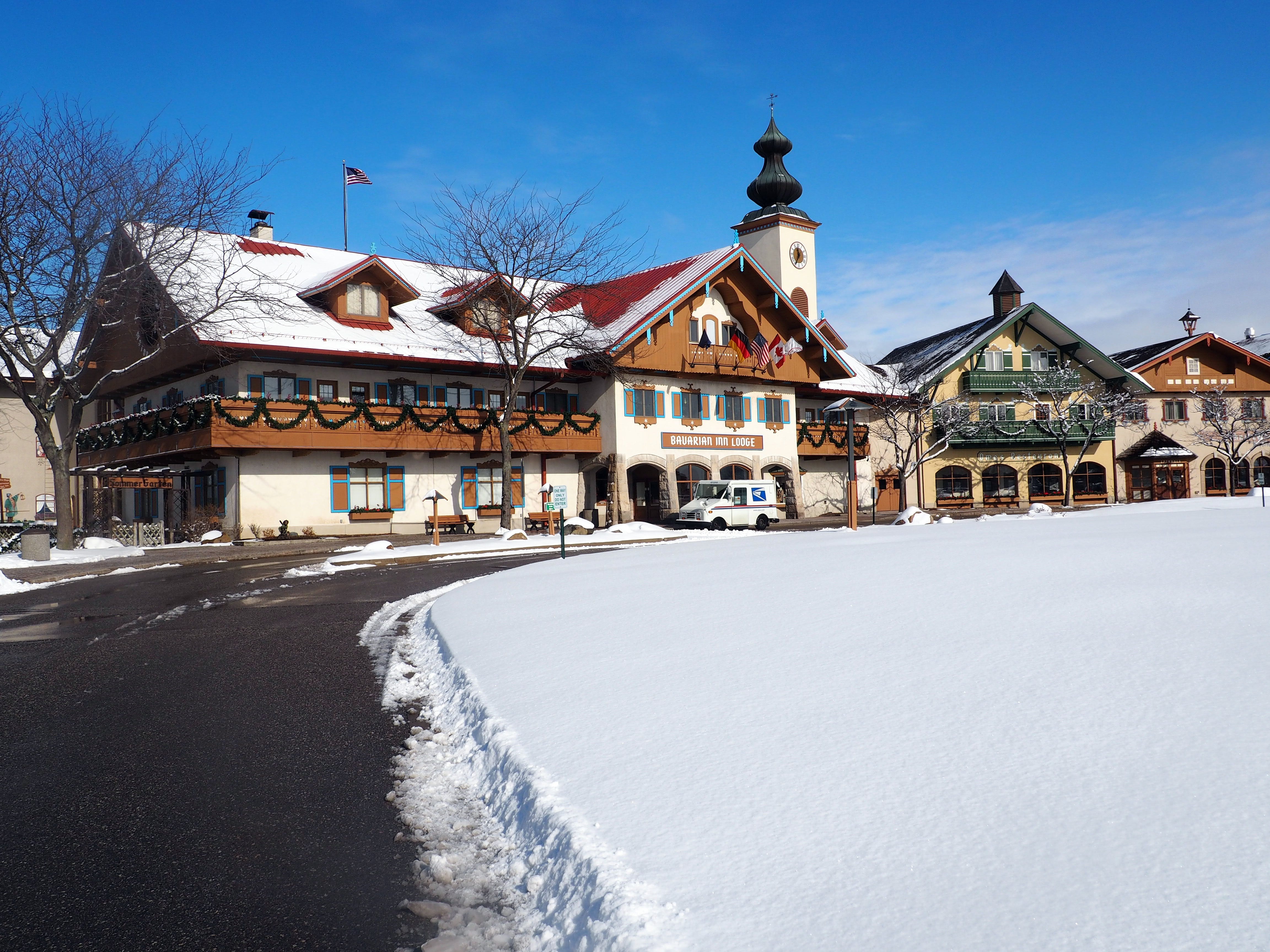 Frankenmuth, Michigan in winter.